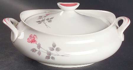 Pillar Rose Oval Covered Vegetable