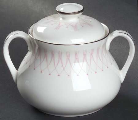 Pink Radiance Sugar Bowl & Lid