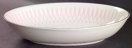 Pink Radiance 9" Oval Vegetable Bowl