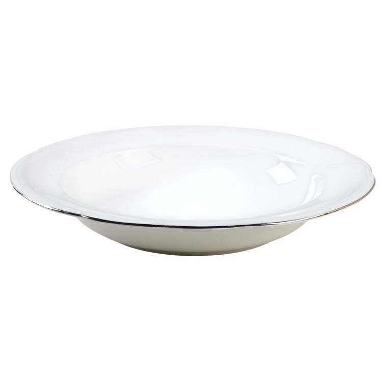 Platino Large Rim Soup Bowl