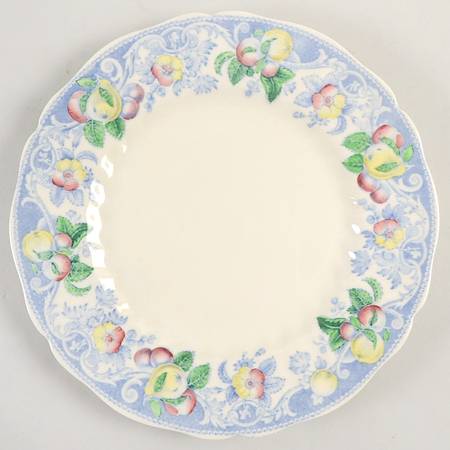 Pomeroy Blue, Multicolor Luncheon Plate