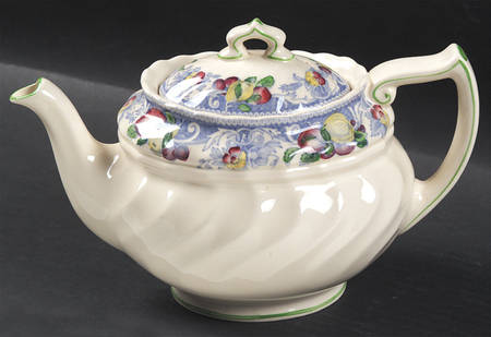 Pomeroy Blue, Multicolor Teapot & Lid