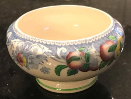 Pomeroy Blue, Multicolor Open Sugar Bowl