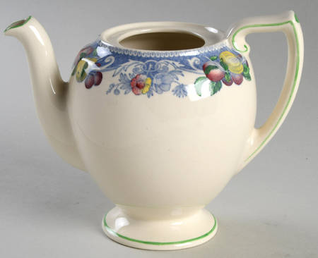 Pomeroy Blue, Multicolor Mini Teapot No Lid