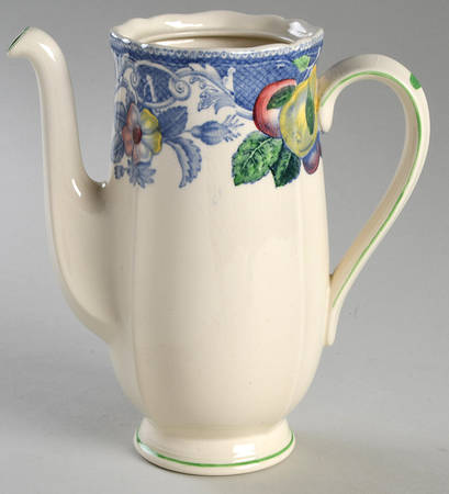 Pomeroy Blue, Multicolor Coffee Pot No Lid