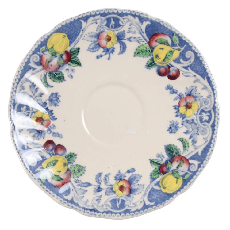 Pomeroy Blue, Multicolor Saucer