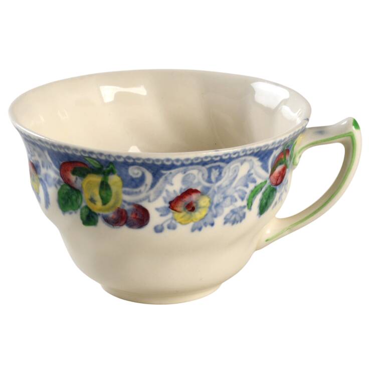 Pomeroy Blue, Multicolor Flat Cup