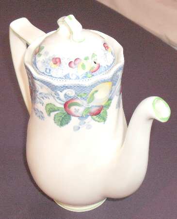 Pomeroy Blue, Multicolor Coffee Pot & Lid