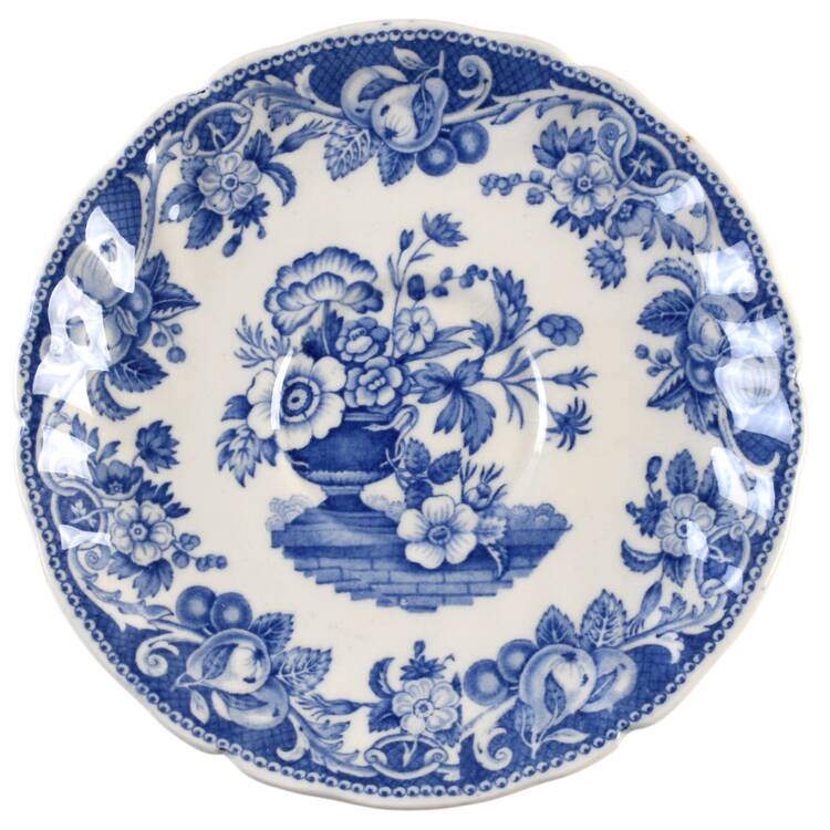 Pomeroy Blue and White (D6323) Saucer for Cream Soup Bowl