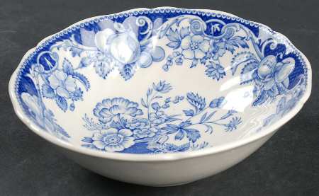 Pomeroy Blue and White (D6323) Coupe Cereal Bowl
