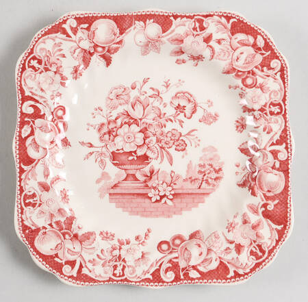Pomeroy Red Square Salad Plate