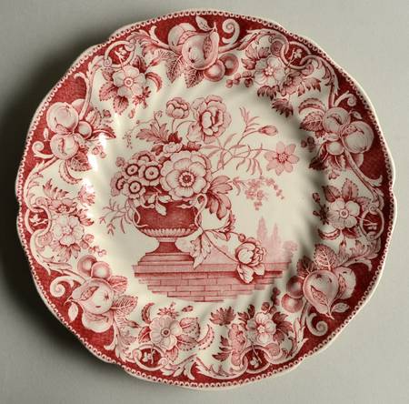 Pomeroy Red Salad Plate