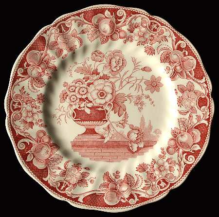 Pomeroy Red Luncheon Plate
