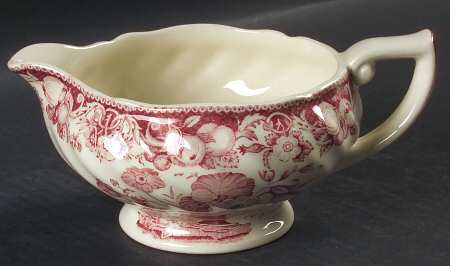 Pomeroy Red Gravy Boat