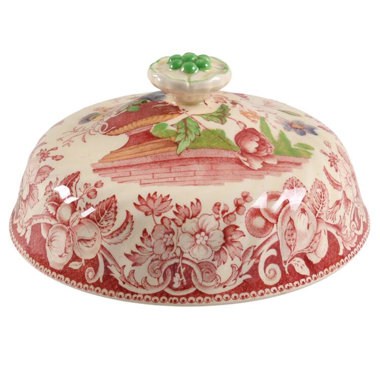 Pomeroy Red Multicolor (Center Design) Lid for Muffin Dish