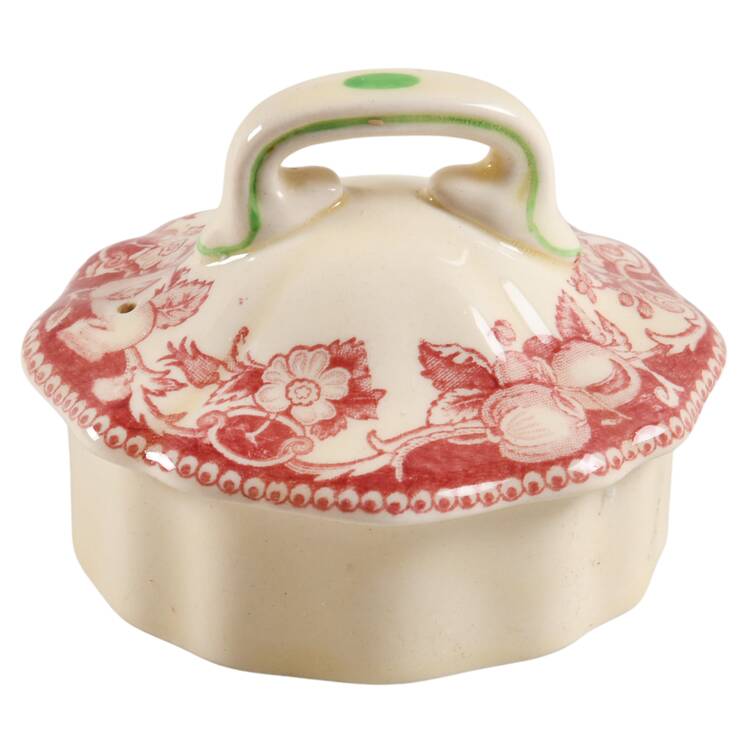 Pomeroy Red Multicolor (Center Design) Lid for Coffee Pot