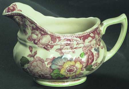 Pomeroy Red Multicolor (Center Design) Creamer