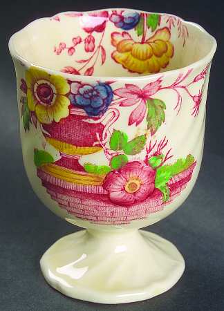 Pomeroy Red Multicolor (Center Design) Single Egg Cup
