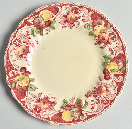 Pomeroy Red (No Center Design) by Royal Doulton