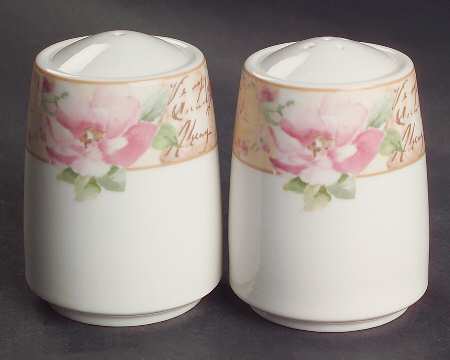 Poetic Rose Salt & Pepper Set