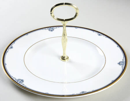 Princeton Round Serving Plate with Center Handle (Dp) Hc