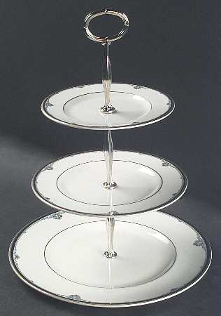 Princeton 13 7/8"-14 1/4" 3-Tiered Serving Tray(DP,SP,BB) HC