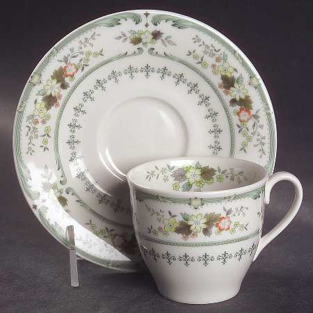 Provencal Flat Cup & Saucer Set