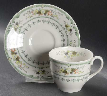 Provencal Flat Cup & Saucer Set