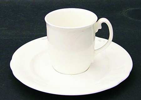 Profile Flat Demitasse Cup & Saucer Set