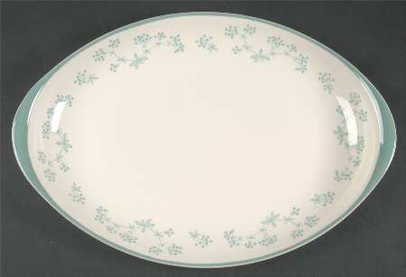 Queenslace 14" Oval Serving Platter