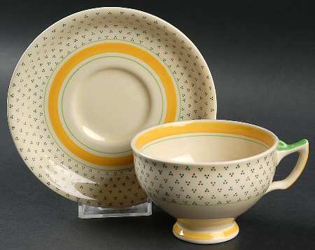 Radio Footed Cup & Saucer Set