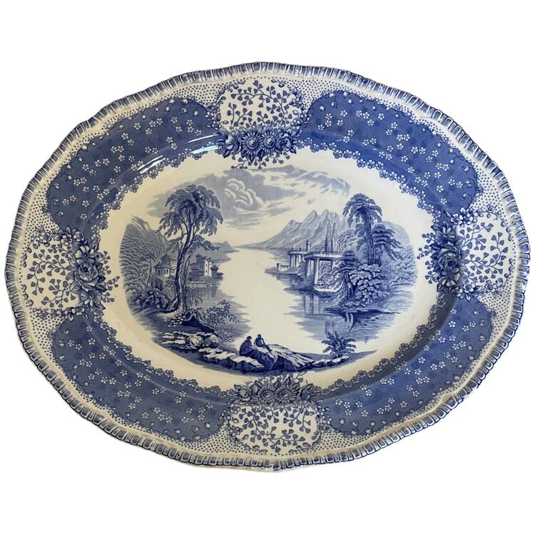 RD44 13" Oval Serving Platter