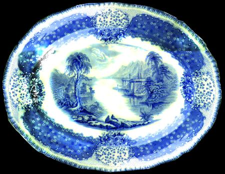 RD44 14" Oval Serving Platter