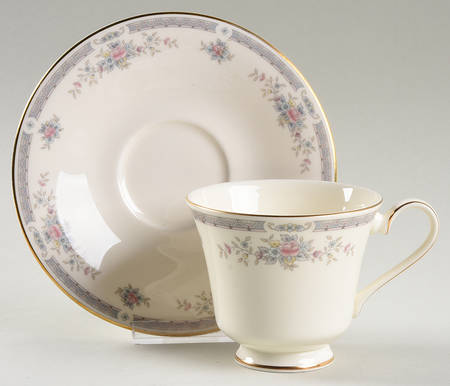 Rebecca Footed Cup & Saucer Set