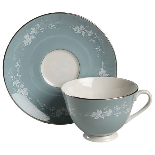 Reflection Footed Cup & Saucer Set by Royal Doulton