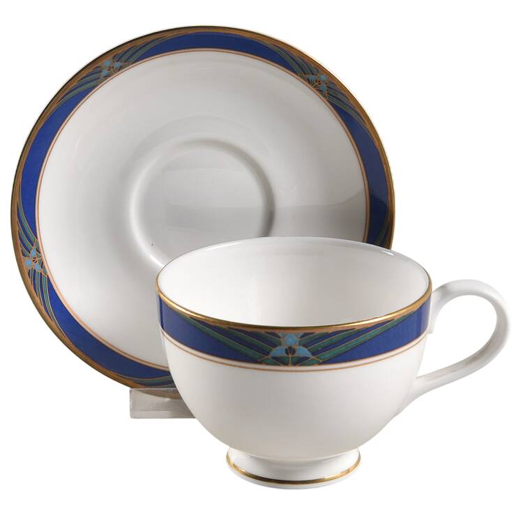 Regalia Footed Cup & Saucer Set