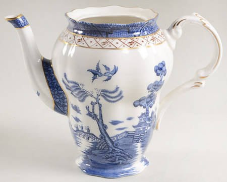 Real Old Willow Coffee Pot No Lid