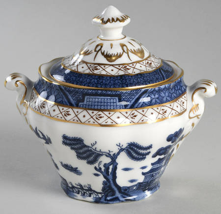 Real Old Willow Sugar Bowl & Lid