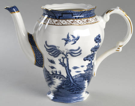 Real Old Willow Coffee Pot No Lid
