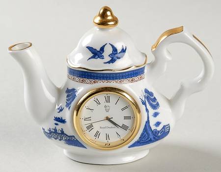 Real Old Willow Figural Clock