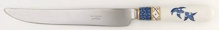 Real Old Willow Cake Knife/Server with Stainless Blade