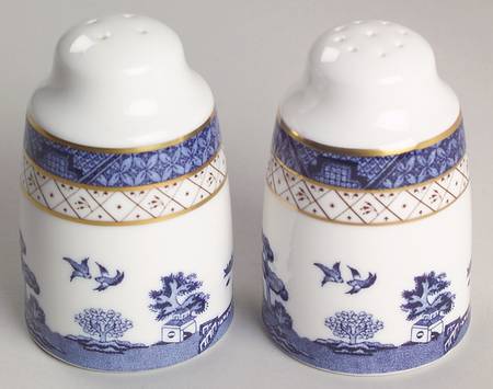 Real Old Willow Salt & Pepper Set by Royal Doulton