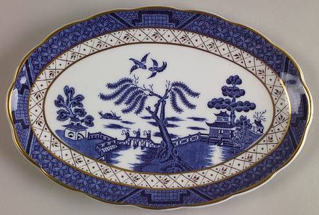 Real Old Willow Relish/Gravy Underplate