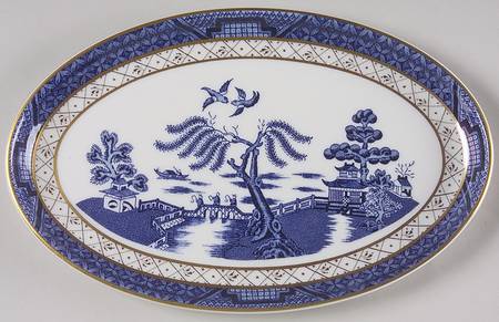 Real Old Willow Pickle Dish