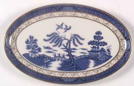 Real Old Willow 8" Oblong Tray