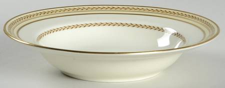 The Repton (Gold Trim) Rim Soup Bowl