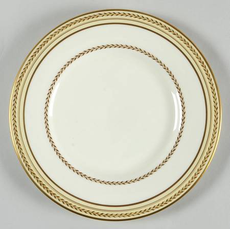 The Repton (Gold Trim) Luncheon Plate
