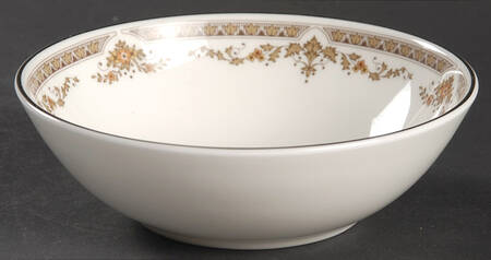 Repton (Platinum Trim) Fruit/Dessert (Sauce) Bowl