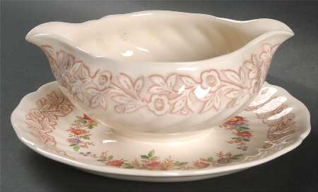 Rhapsody Gravy Boat with Attached Underplate