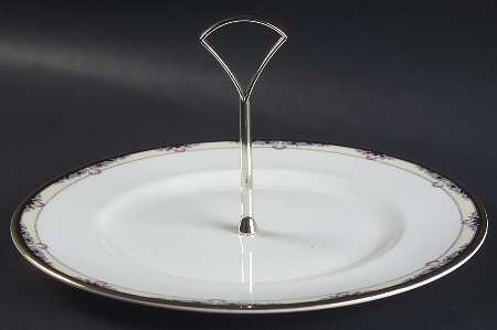Rhodes Round Serving Plate with Handle (DP)